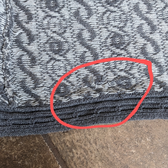 Woolrich Sweater Vest Women's Charcoal Heather Cotton Cable Knit Size L. - Picture 13 of 15